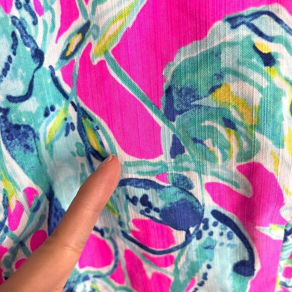 Lilly Pulitzer Lobsters In Love Mila Shift Dress 00 - Picture 6 of 13